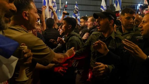 مظاهرات أهالي الرهائن