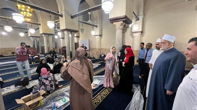 في لفتة إنسانية.. وكيل الأزهر يتفقد الإفطار الجماعي لذوي الهمم بالجامع الأزهر | صور 