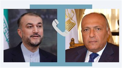 وزير الخارجية يتلقى اتصالا هاتفيا من نظيره الإيراني 