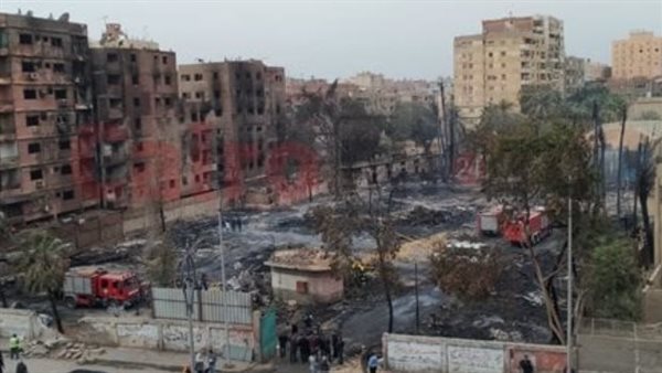 حريق استديو الأهرام