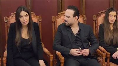 وائل جسار ودانييلا رحمة يقدمان واجب العزاء في والدة الفنانة سيرين عبد النور بـ بيروت| صور