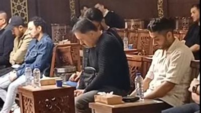 حسن أبو الروس وإدوارد أول الحضور في عزاء والد الملحن محمد يحيى | بث مباشر 