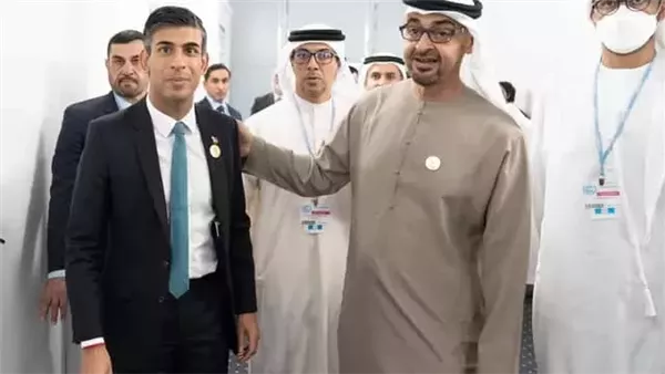 رئيس الإمارات وريشي