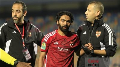 الشحات يبدأ برنامجه التأهيلي بعد جراحة الوجه