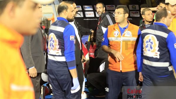 حسين الشحات بعد إصابته