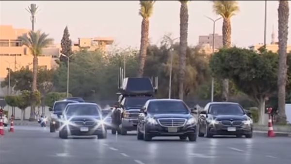 موكب الرئيس السيسي