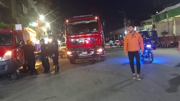 حريق في شقة سكنية