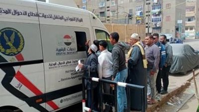 قوافل الداخلية بالمحافظات.. استخراج 5354 بطاقة رقم قومي و15011 مصدرًا مميكنًا | صور