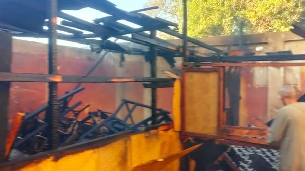 صورة من الحريق