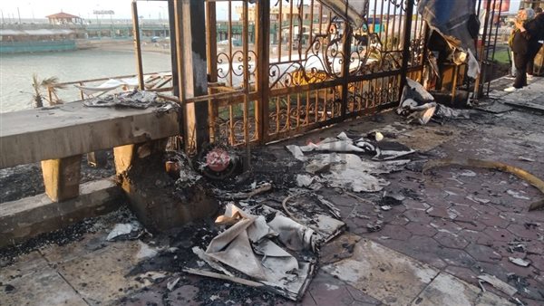 حريق نادي الصيادلة