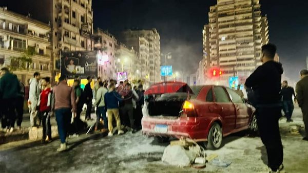 احتراق سيارة ملاكي