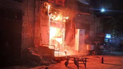 دون خسائر بشرية.. تفاصيل السيطرة على حريق ورشة خراطة بأسيوط | صور