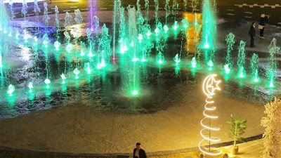 النافورة الراقصة الأحدث.. أفضل أماكن الخروج في السويس