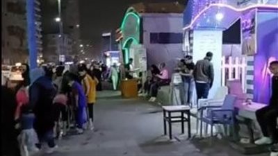 إقبال كبير من المواطنين على كورنيش الإسكندرية في أول أيام عيد الفطر | بث مباشر