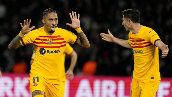 مباراة برشلونة وباريس