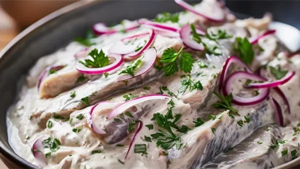 طريقة عمل سلطة الرنجة