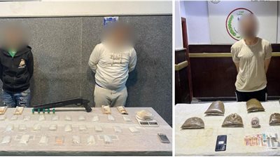 بحوزتهم مخدرات وسلاح.. القبض على 5 متهمين في حملات أمنية بالقاهرة