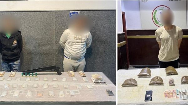 المتهمون والمضبوطات