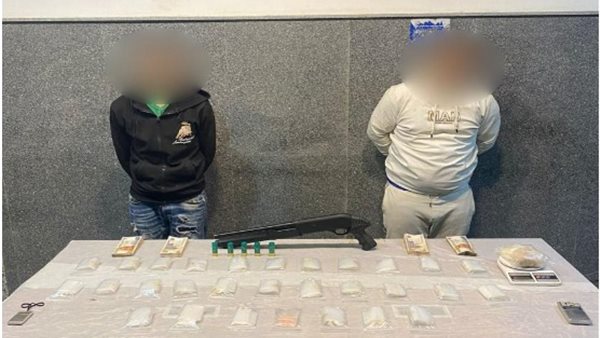 المتهمين والمضبوطات