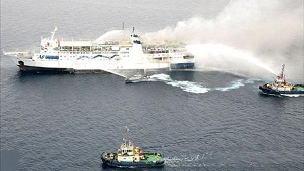 حريق العبارة بيلا