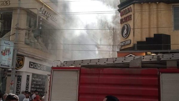 حريق مخزن أحذية في