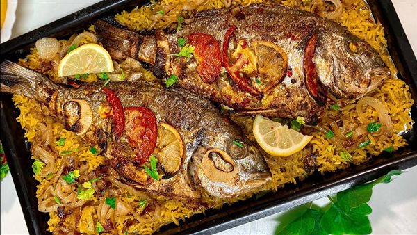 طريقة عمل السمك بالفرن