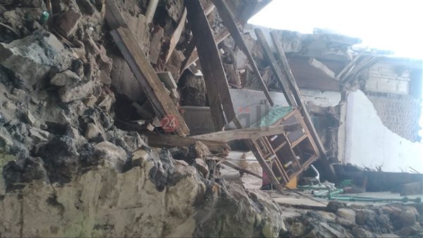  جانب من انهيار عقار