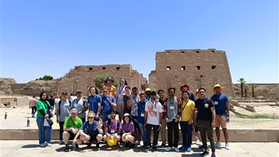 السياحة تنظم زيارة لمعبد الكرنك للمشاركين في المسابقة الدولية للبرمجة | صور 