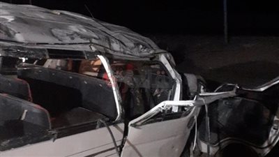 بالأسماء.. مصرع شاب وإصابة آخر في حادث تصادم على صحراوي قنا 