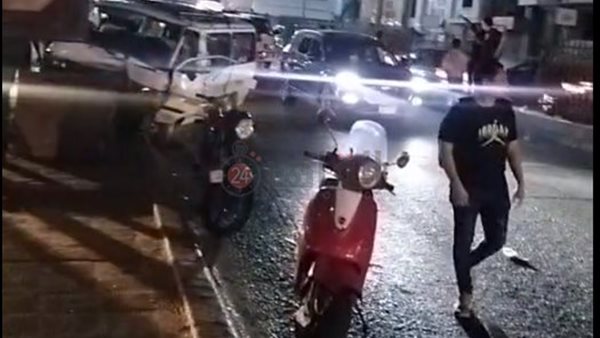 جانب من حادث انقلاب