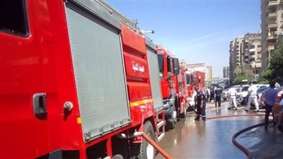 حريق مخزن أدوية في جاردن سيتي بمحيط القنصلية السعودية