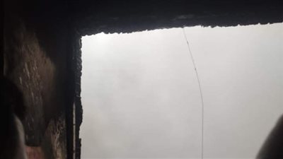 الحماية المدنية تنقذ قرية من كارثة حريق منزل بائع أسطوانات غاز بالباجور | صور