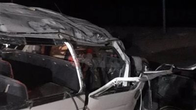 إصابة 4 أشخاص في انقلاب سيارة على الطريق الإقليمي بالمنوفية
