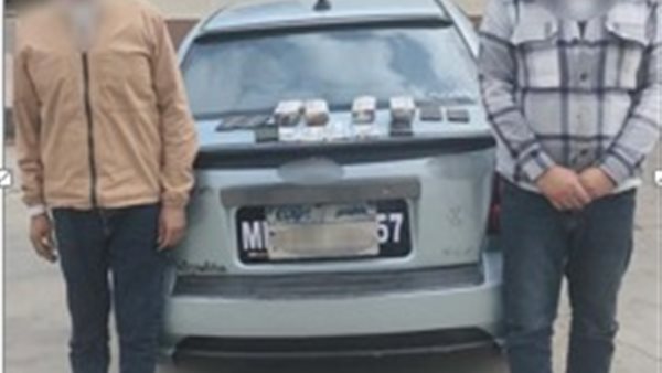 متهمان والمضبوطات