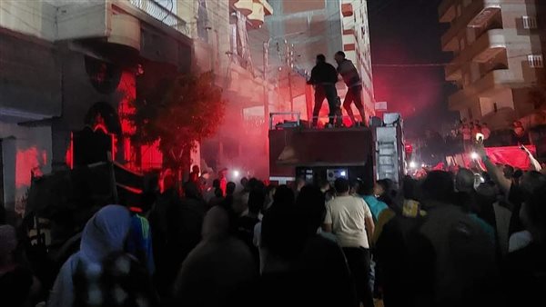 حريق في فرن سياحي