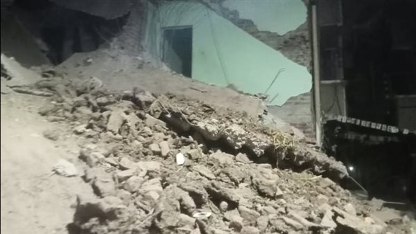 انهيار 4 منازل بأسيوط