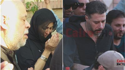 هنيدي وإسعاد يونس وكريم عبد العزيز وعشرات الفنانين يشاركون في عزاء صلاح السعدني 