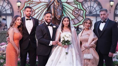 الصور الأولى من حفل زفاف نجل المطرب محمد فؤاد