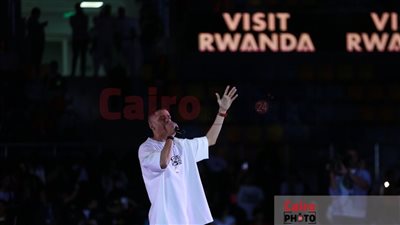 قبل مباراة الأهلي وأهلي بني غازي.. حسن شاكوش يحيي حفلا ببطولة إفريقيا لكرة السلة