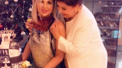 وحشتيني.. بوسي شلبي تفتقد صديقتها رجاء الجداوي (صورة)