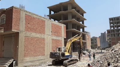 الأكبر في تاريخ المحافظة.. حملة لإزالة 4 أبراج بمنطقة الغشام في الشرقية (صور)