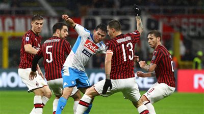 موعد مباراة milan vs napoli في الدوري الإيطالي والقنوات الناقلة