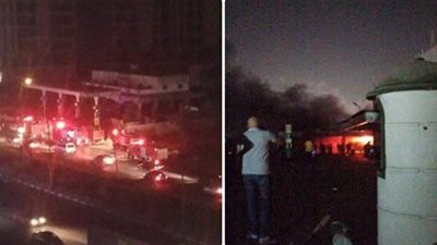 “مخزن الزيوت ولع”.. تفاصيل اندلاع حريق بمحطة وقود زهراء مدينة نصر