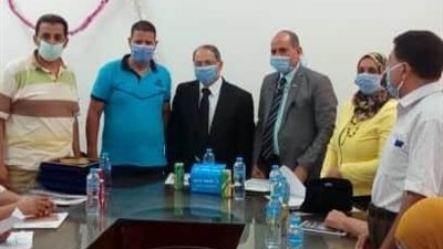 الصحة تكرم الطاقم الطبي بمستشفى أشمون العام بعد تحقيق صفر إصابات كورونا (صور)