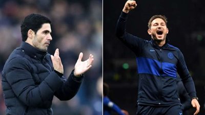 قبل نهائي الكأس.. تاريخ المواجهات بين لامبارد وأرتيتا