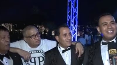 عبد الباسط حمودة والليثي وشيبة يغنون في فيلم “صابر وراضي” (فيديو)