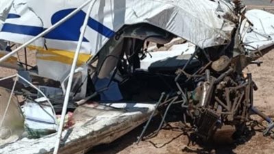 أول تعليق من وزارة الطيران المدني بعد سقوط طائرة خاصة بمطار الجونة