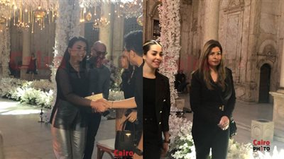 رانيا فريد شوقي ودينا فؤاد أول الحاضرين في حفل زفاف المخرج إسماعيل فاورق | صور