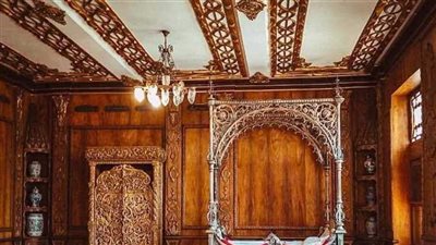 بعد شائعة اختفائه.. 10 صور ومعلومات عن سرير الوالدة باشا بقصر محمد علي