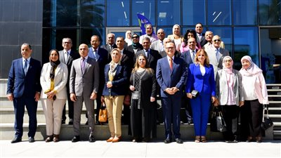 رئيس جامعة عين شمس يستقبل وفدًا من الهيئة القومية لضمان جودة التعليم والاعتماد| صور 